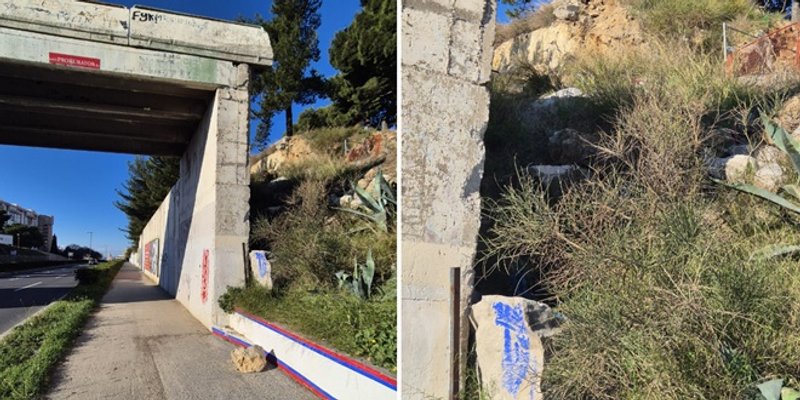 FOTO Odron na Mertojaku