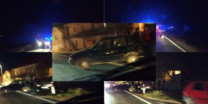 Prometna nesreća u Dicmu, stigla Hitna pomoć