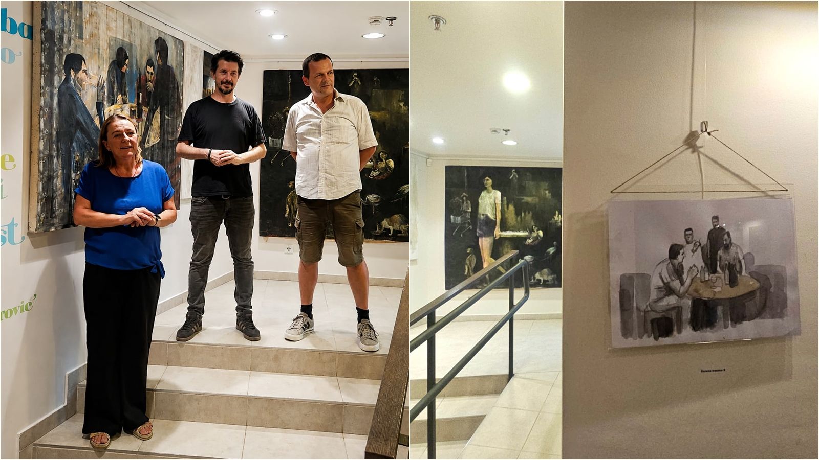Duje Grubišić na samostalnoj izložbi prikazao svoje 'Šarene traume'