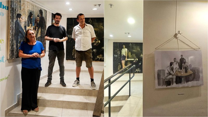 Duje Grubišić na samostalnoj izložbi prikazao svoje 'Šarene traume'