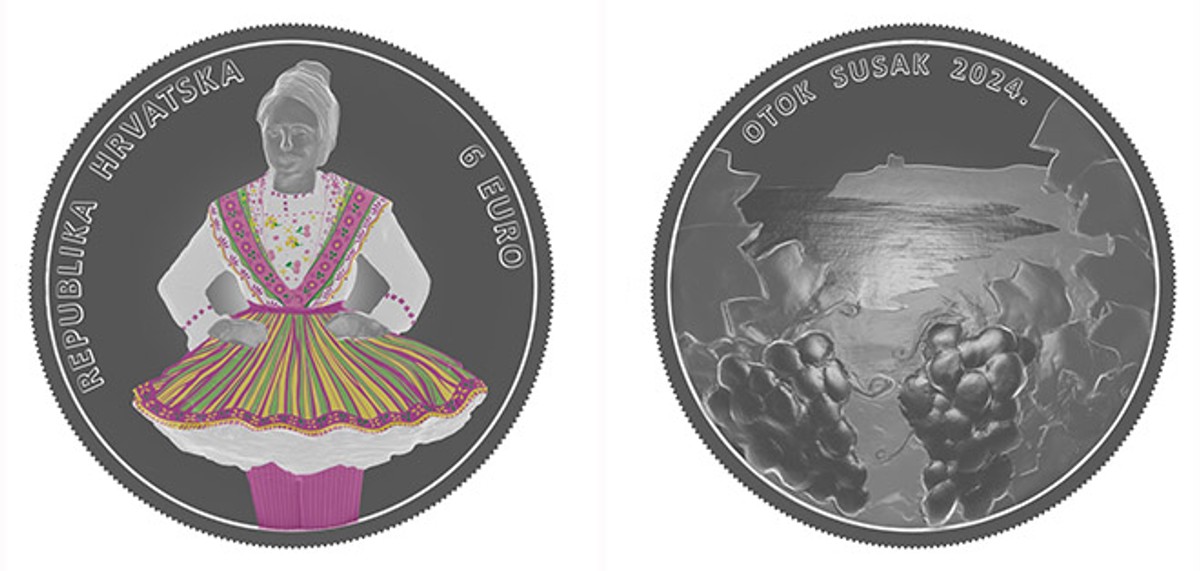 Kovanica koja priča priču: Novi kolekcionarski primjerak posvećen je otoku Susku