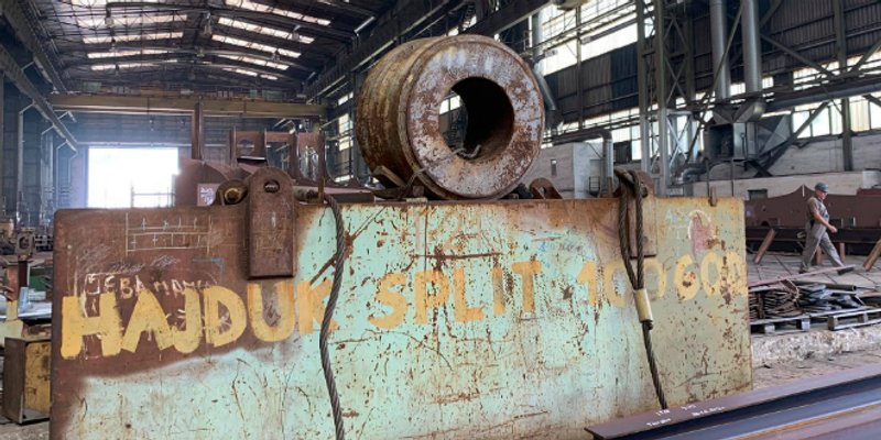 LJUBAV BEZ GRANICA Polaganje kobilice nije prošlo bez posvete Hajduku