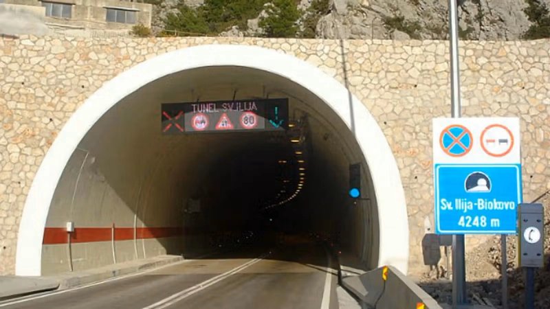 Zbog radova se zatvara tunel Sveti Ilija