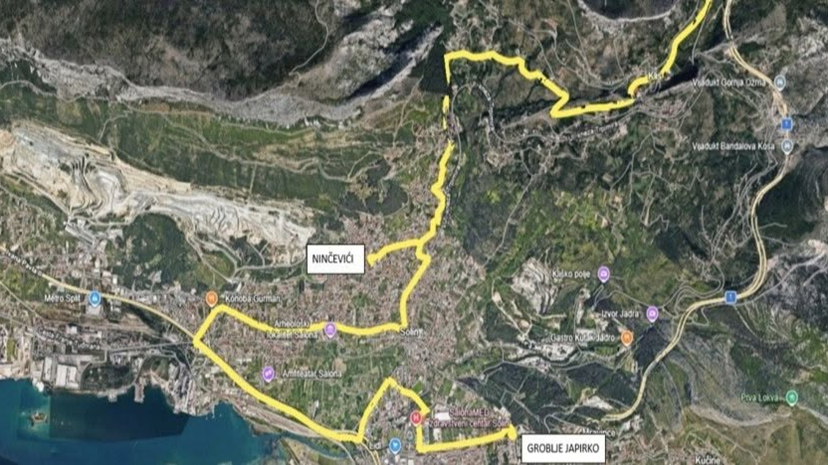 SOLIN Posebna autobusna linija povodom blagdana Svih svetih