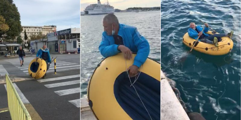 SAMO U SPLITU Pogledajte nevjerojatno 'porinuće' u gradskoj luci