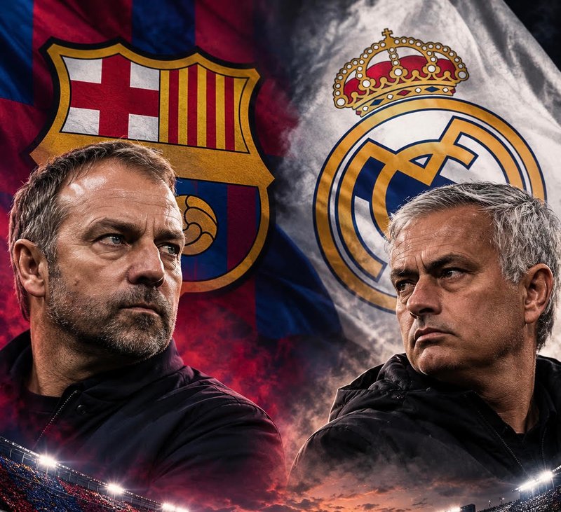 SPEKTAKL KOJI ZAUSTAVLJA SVIJET: Mourinho i Flick ulaze u El Clasico s različitim porukama, ali istim ciljem