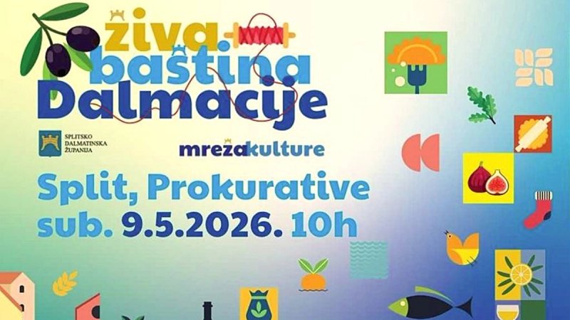 Prokurative u subotu postaju živa radionica Dalmacije: Pletenje krtola, lončarstvo na ručnom kolu i klesanje kamena koji je gradio Dioklecijanovu palaču