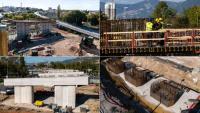 FOTO Radovi na Širini napreduju po planu: Četiri od šest temelja mosta Jadro dovršeno