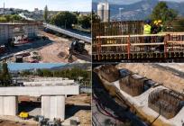 FOTO Radovi na Širini napreduju po planu: Četiri od šest temelja mosta Jadro dovršeno