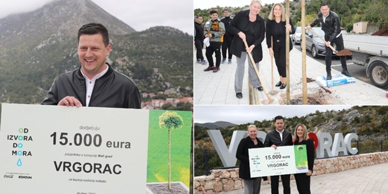 Započela sadnja stabala u Vrgorcu u sklopu projekta 'Od izvora do mora'