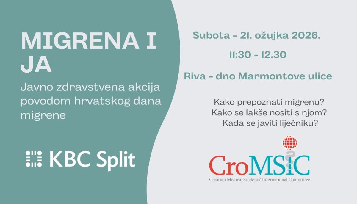 SUTRA NA RIVI Doznajte kako prepoznati migrenu i kako se s njom lakše nositi