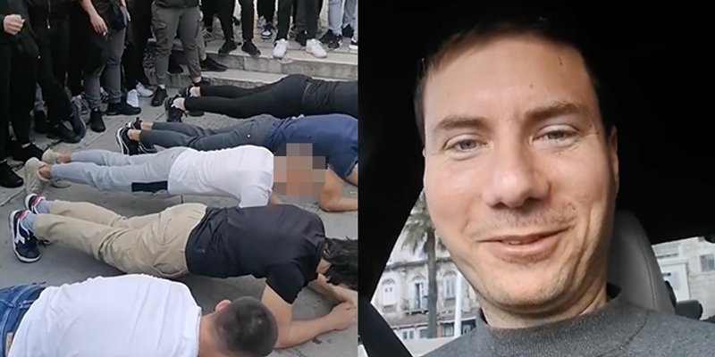 Nered pred splitskom školom zbog Pernara, novinarku pogodilo jaje