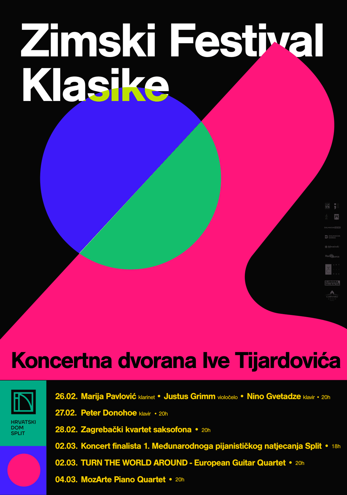 Zimski festival klasike u Hrvatskom domu: Elegantni spojevi baroka, romantizma i suvremenog glazbenog izraza renomiranih svjetskih glazbenika