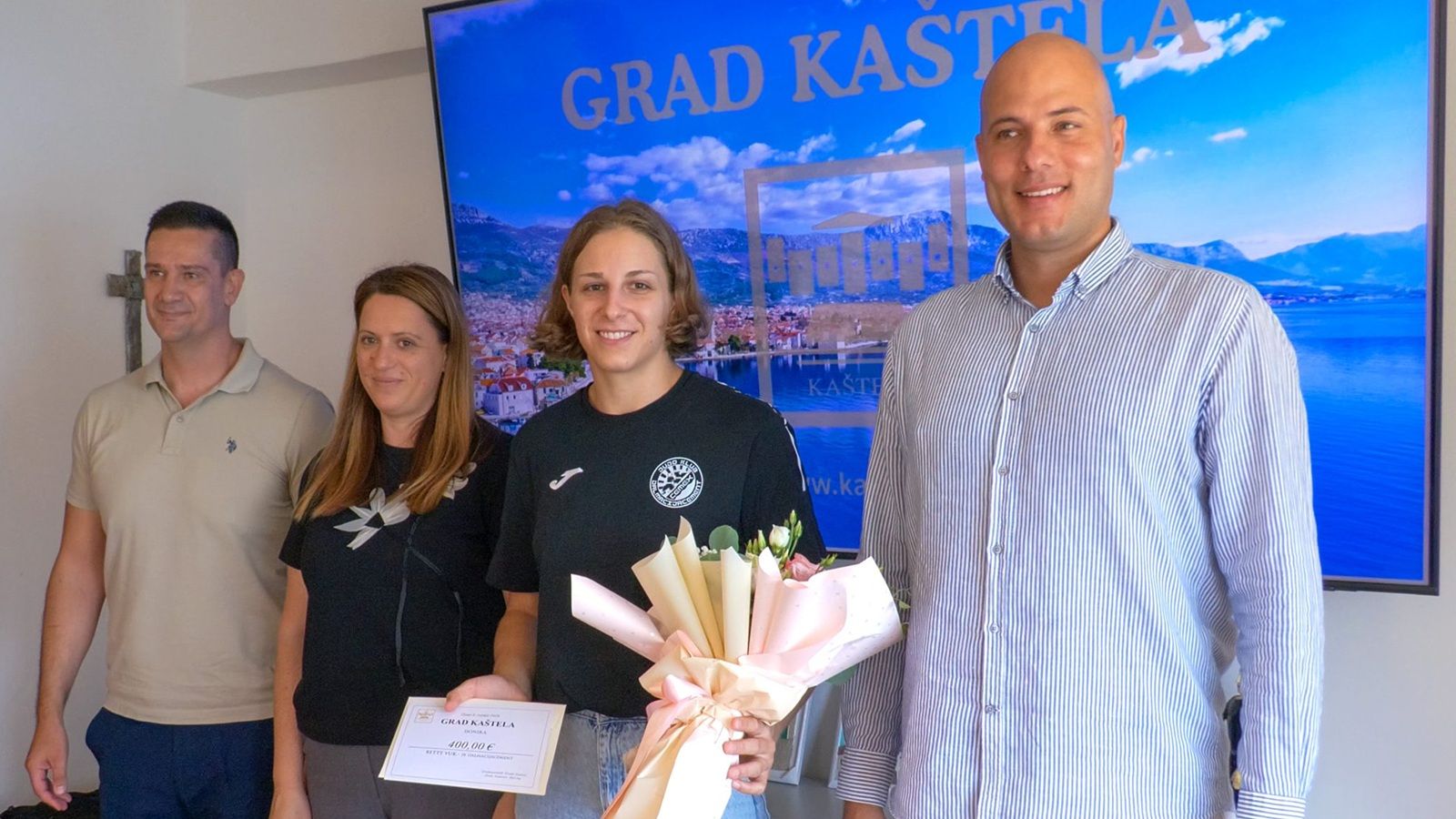 U kaštelanskoj gradskoj upravi upriličen prijem za judašicu Betty Vuk