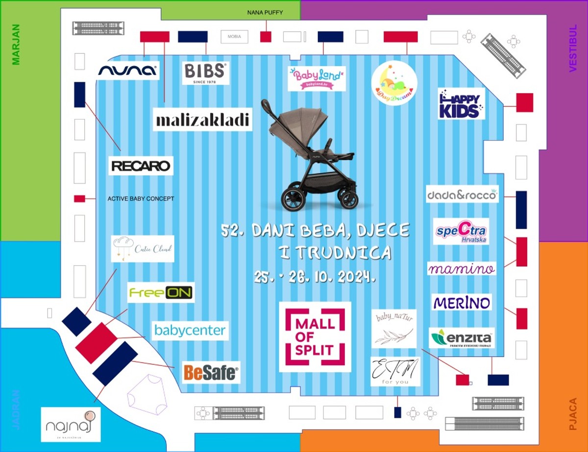 Najveći sajam za bebe, djecu i trudnice stiže u Mall of Split 25. i 26.10.