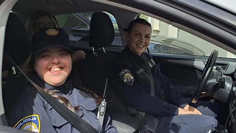 Anđela je ispunila dugogodišnju želju i postala policijska službenica na jedan dan