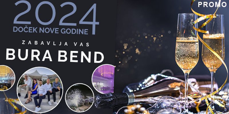 DOČEK 2024. U STAKLENOM PAVILJONU 'IDRA' Dolis organizira ekskluzivnu zabavu, uživajte u sjaju, okusu i zvuku!