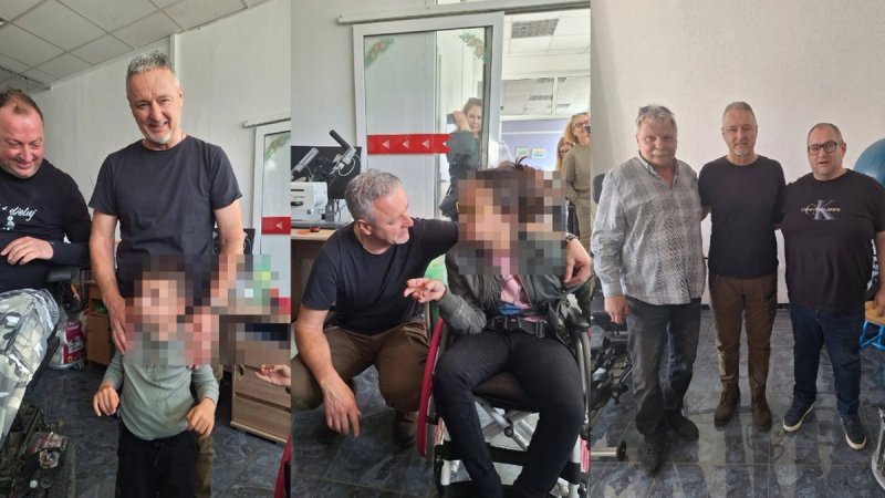 Thompson sa suprugom posjetio splitsku udrugu