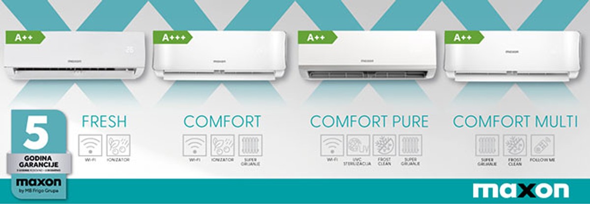 Maxon klima uređaji: Više od 15 godina dokazane kvalitete