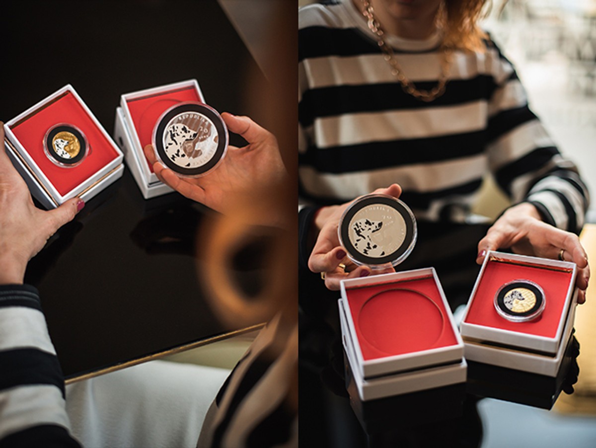 Dalmatinski pas na kovanicama dobio boju