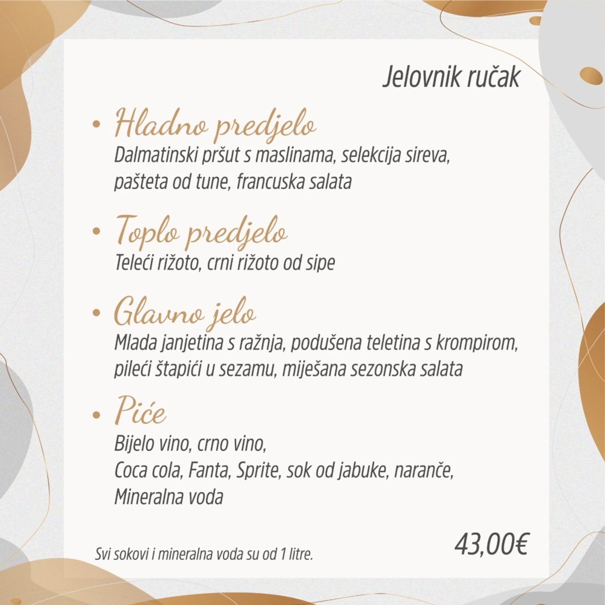 ISKORISTITE 'LAST MINUTE' PONUDU Bliži vam se krštenje, pričest ili krizma? Ostalo je još nekoliko slobodnih termina u sali Mr & Mrs