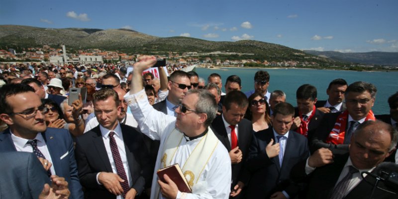 POVIJESNI DAN ZA TROGIR: Pogledajte kako je bilo na otvaranju Čiovskog mosta