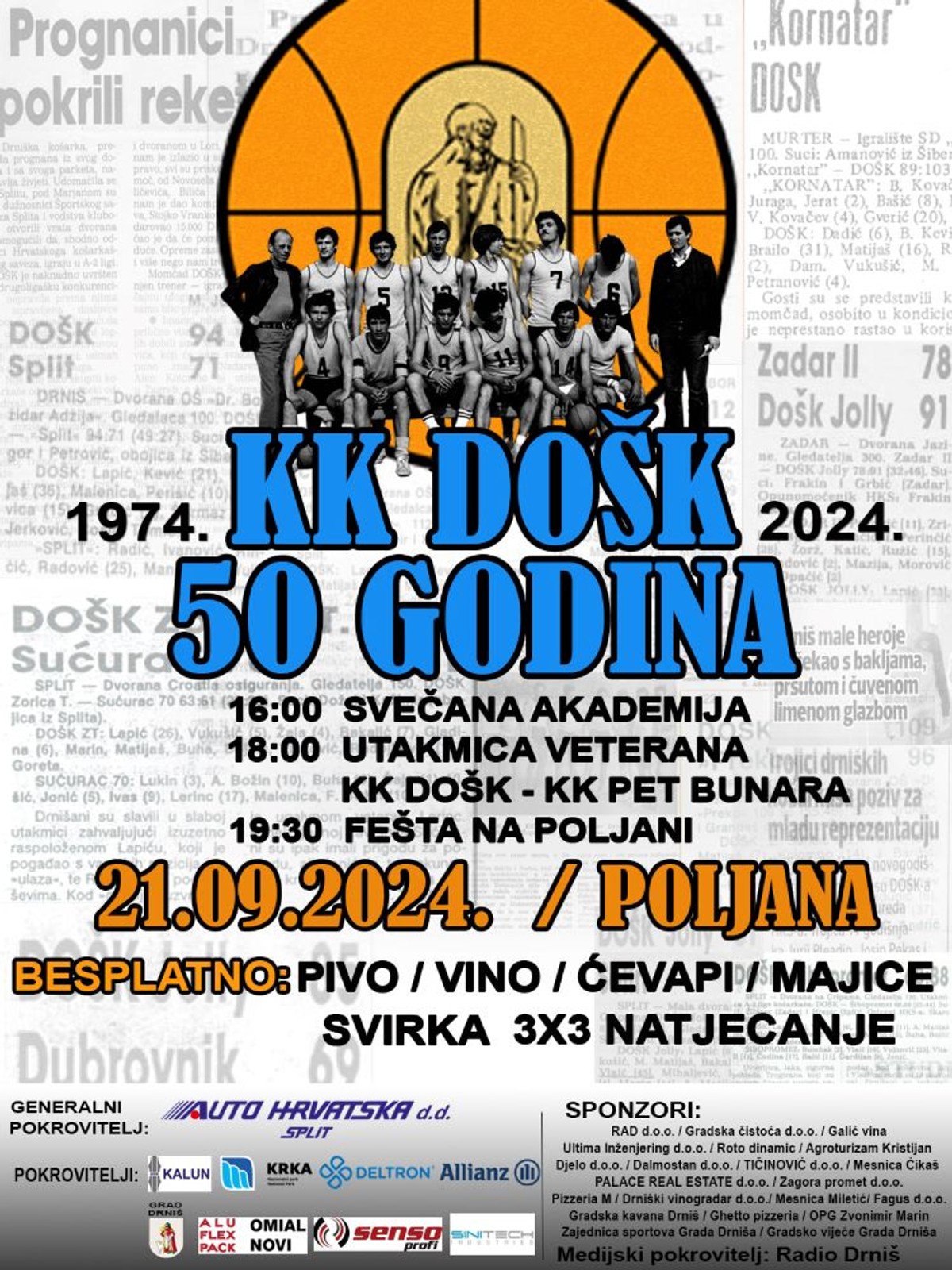DOŠK slavi 50. jubilej, priprema proslavu za sve građane