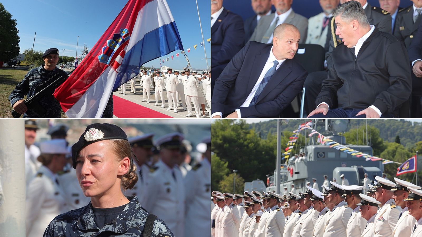 FOTOGALERIJA Veliki dan Hrvatske ratne mornarice: Pogledajte kako je bilo danas u Splitu