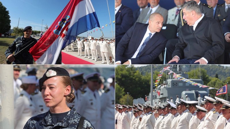 FOTOGALERIJA Veliki dan Hrvatske ratne mornarice: Pogledajte kako je bilo danas u Splitu