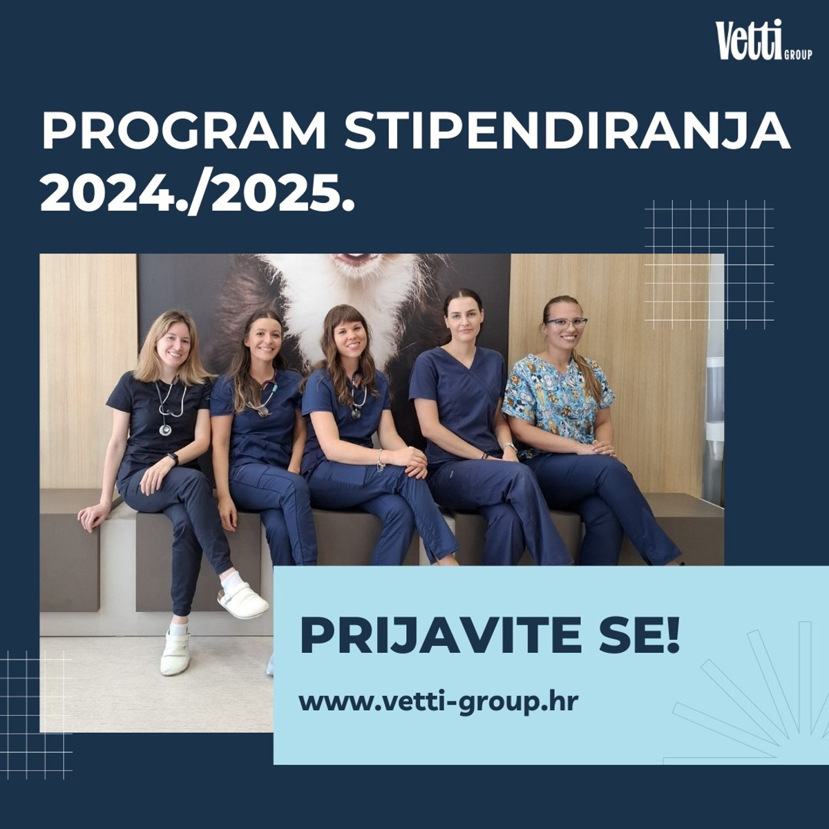 PRIJAVI SE Vetti Group pokreće program stipendija za studente veterine