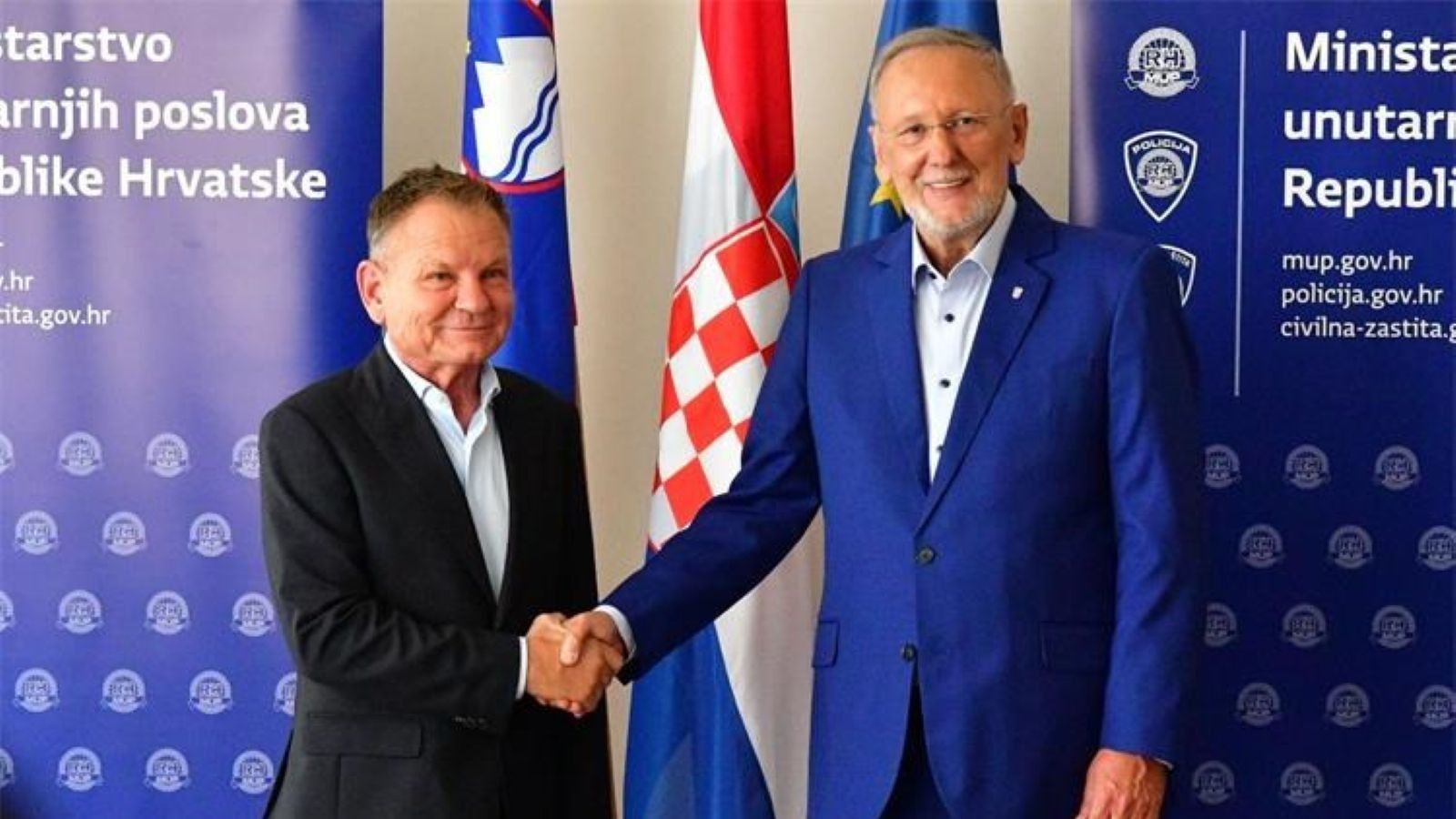 Božinović na sastanku sa slovenskim ministrom: 'Migranti ne biraju autoceste'
