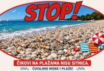 Udruga Spirit pokrenula kampanju: 'Plaža nije pepeljara!'