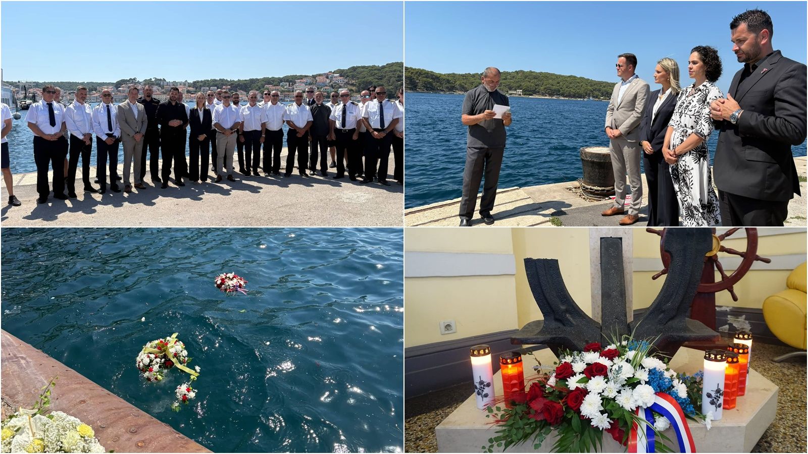 OBLJETNICA GOLEME TRAGEDIJE Vijenci položeni u more, oglasit će se sirene svih Jadrolinijih brodova