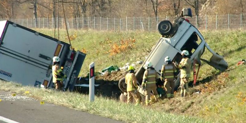 VIDEO Detalji prometne na autocesti u kojoj su jutros poginule četiri osobe