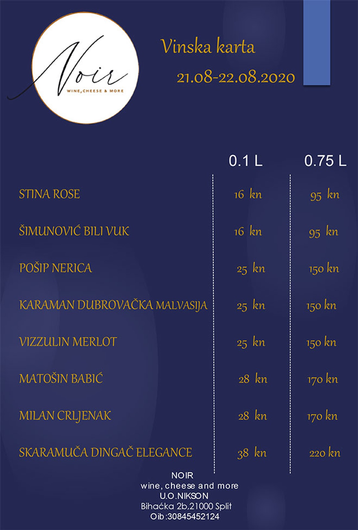 Ovog petka i subote nova eno gastro priča, Dalmacija u Noira!