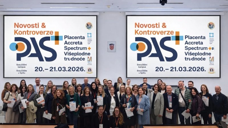 MEĐUNARODNI TEČAJ U SPLITU 'Novosti i kontroverze - Placenta accreta spectrum (PAS) i višeplodne trudnoće'