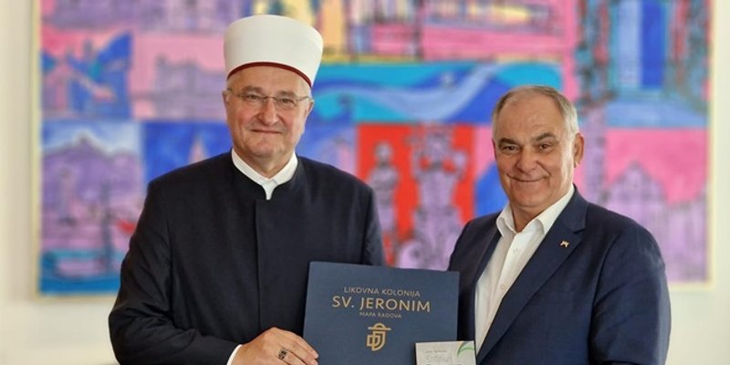 Župan Boban upriličio primanje za predsjednika Mešihata Islamske vjerske zajednice u Hrvatskoj