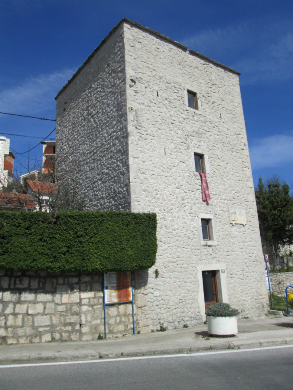 Nikad mirno: Kuće u Vrgorcu su služile kao mali fortifikacijski objekti