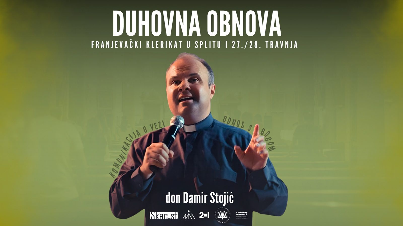 SKAC-ova duhovnu za mlade u Splitu predvodit će don Damir Stojić