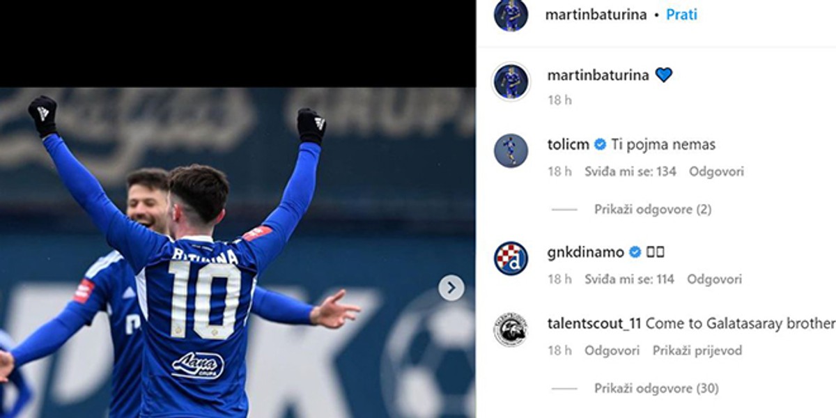 Kratka poruka Martina Baturine nakon pobjede protiv Hajduka...