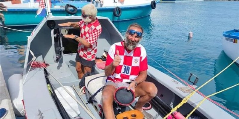 U 83 DANA Hrvatski branitelji Werner Ilić i Martin Cruickshank uspješno preveslali Atlantik
