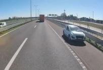 JEZIVA SNIMKA S AUTOCESTE: Automobil vozio u suprotnom smjeru, trenutak kasnije dogodila se tragedija