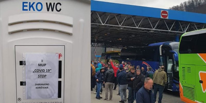 SPLIĆANKA O KAOSU NA GRANICI: 'Drže nas od sedam ujutro, nemamo gdje oprati ruke, a u autobusu je i dvogodišnja beba'