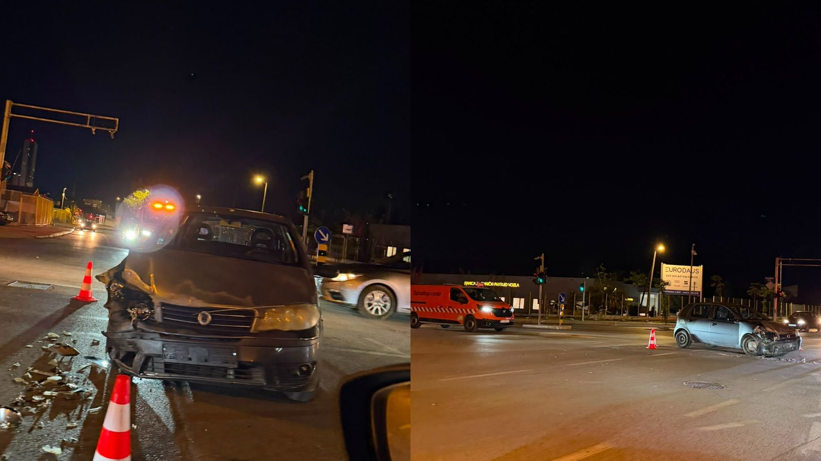 FOTO Prometna nesreća na križanju Hercegovačke i Solinske u Splitu