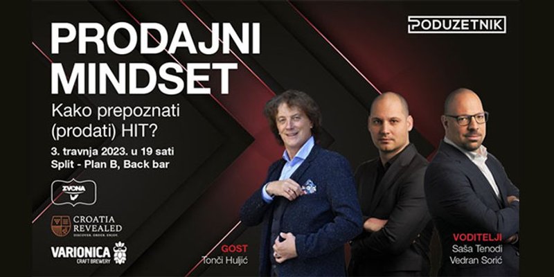 Tonči Huljić gostuje na novom eventu Prodajnog mindseta u Splitu