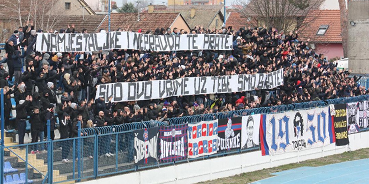 Torcida odala počast preminulom generalu Stipetiću