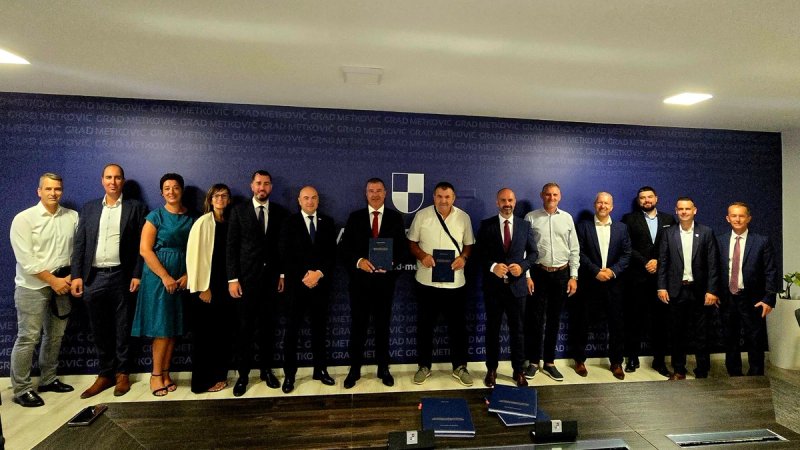 METKOVIĆ Potpisan ugovor o izgradnji ceste Vid-Nova Sela
