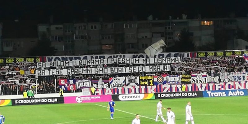Torcida u Kranjčevićevoj istaknula poruku