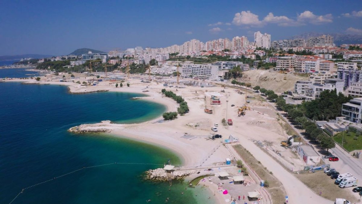 Radovi na Žnjanu | foto: Grad Split