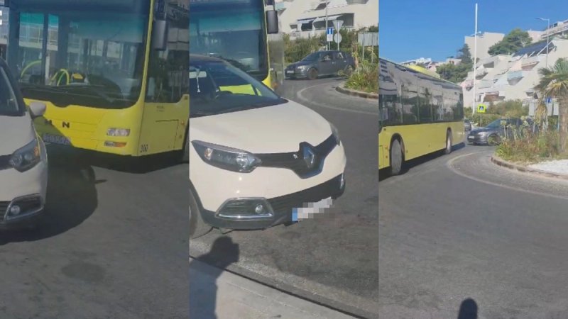 VIDEO Parkiranje u kružnom toku na Žnjanu postalo svakodnevicom